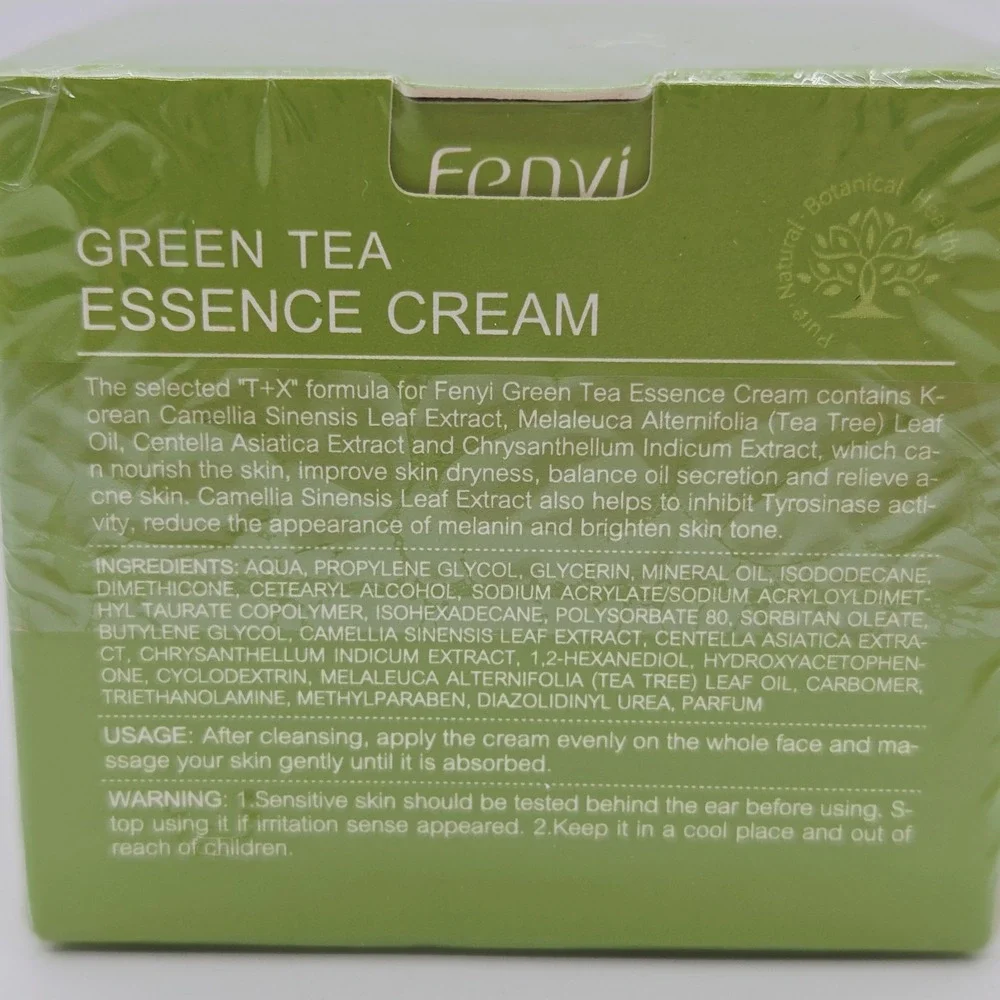 FENYI Essence  Cream Green Tea 1.41 OZ Face Cream Nourishing Oil Control Repair